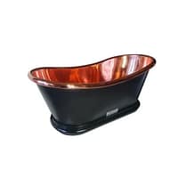 “Elizabethan” Black/Copper Package Deal “Taps/Waste/Basin” - Bathroom Warehouse UK