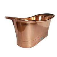 Copper Bathtub 1700 “The Ship” Full Copper Detachable Base - Bathroom Warehouse UK