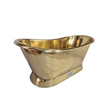 Copper BRASS Bathtub “Britannica” Package Deal Taps/Waste/Overflow/Basin 1700 - Bathroom Warehouse UK